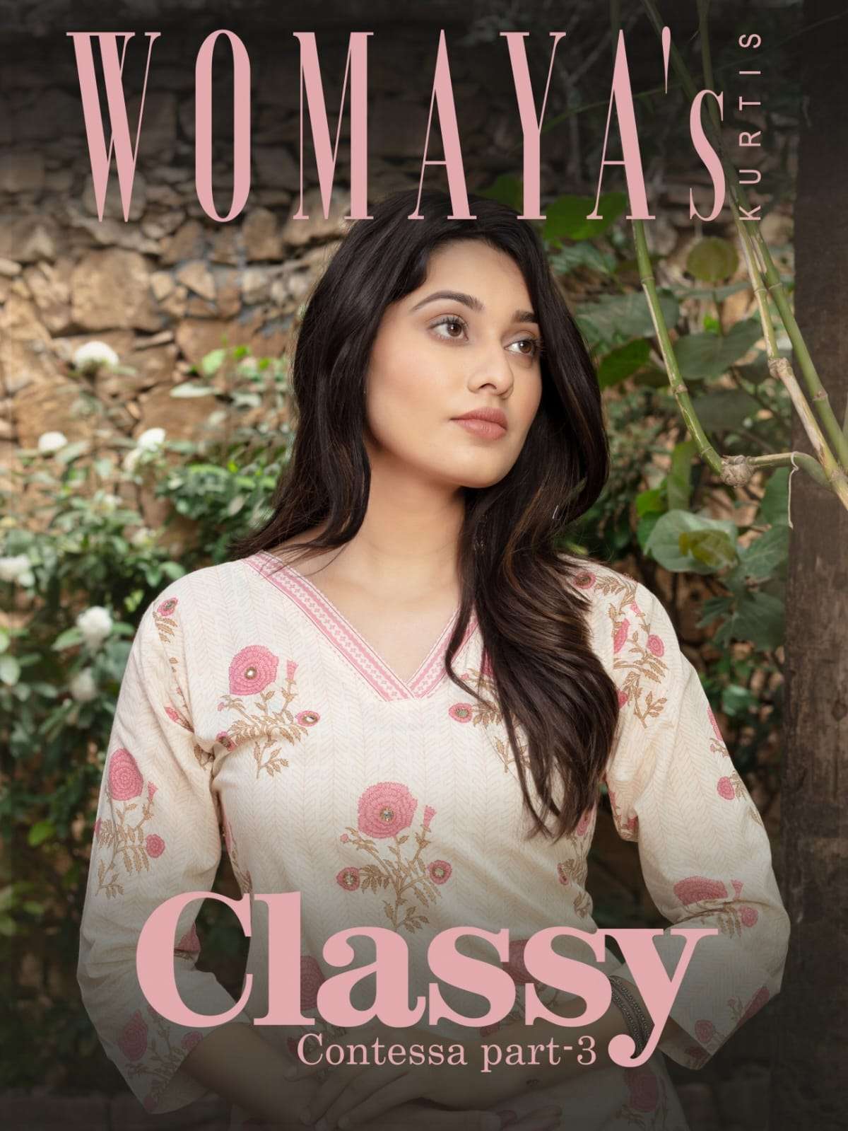 CLASSY CONTESSA PART-3 BY WOMAYA 8271 TO 8277 SERIES COTTON HANDWORK READYMADE DRESSES