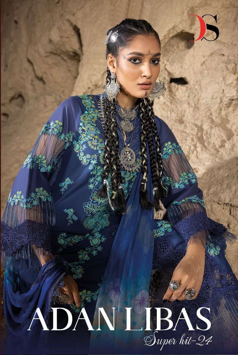 ADAN LIBAS SUPER HIT-24 BY DEEPSY SUITS 4061 TO 4067 SERIES COTTON EMBROIDERY PAKISTANI DRESSES