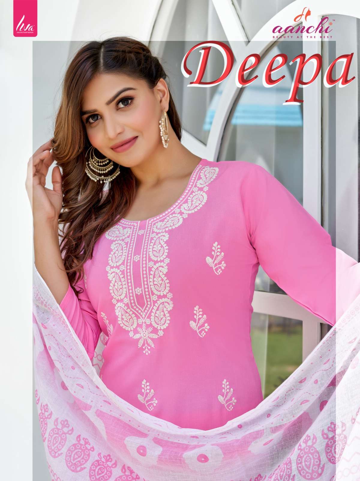 DEEPA BY AANCHI 01 TO 05 SERIES RAYON PRINT WORK READYMADE DRESSES