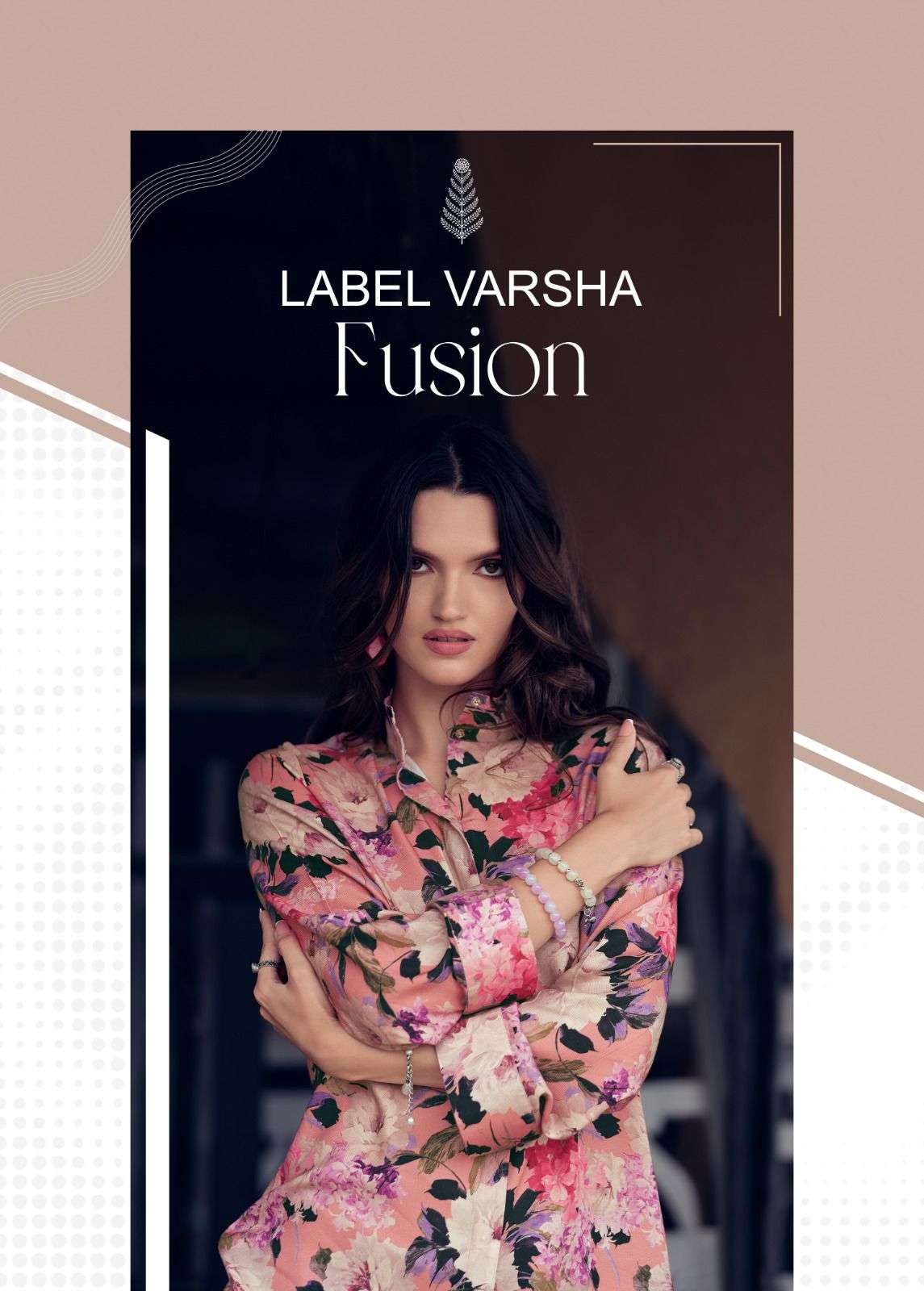 FUSION BY VARSHA 137 TO 139 SERIES PURE MUSLIN SILK PRINT WORK CO-ORD SET