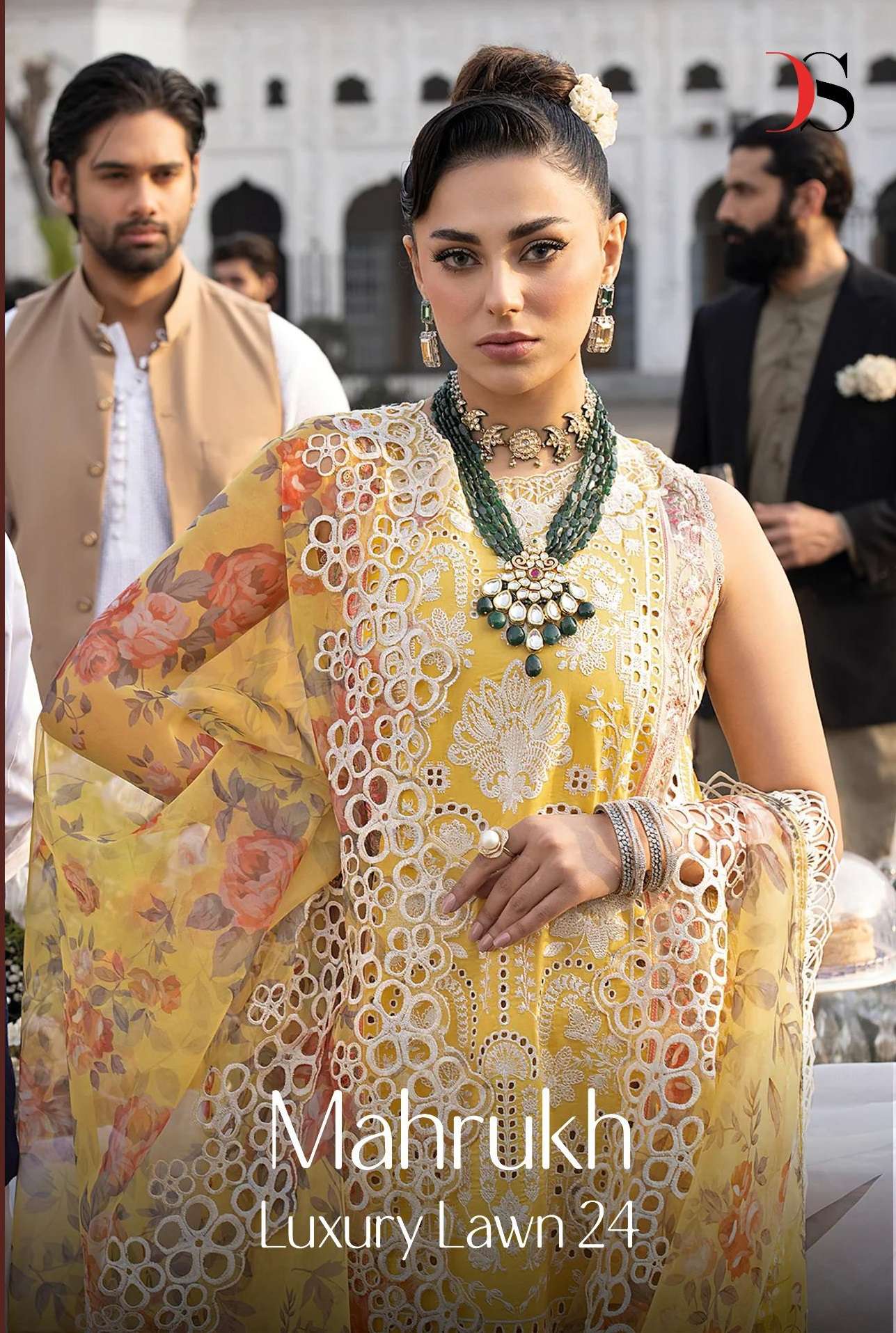 MAHRUKH LUXURY LAWN-24 BY DEEPSY SUITS 7001 TO 7006 SERIES COTTON WORK PAKISTANI DRESSES