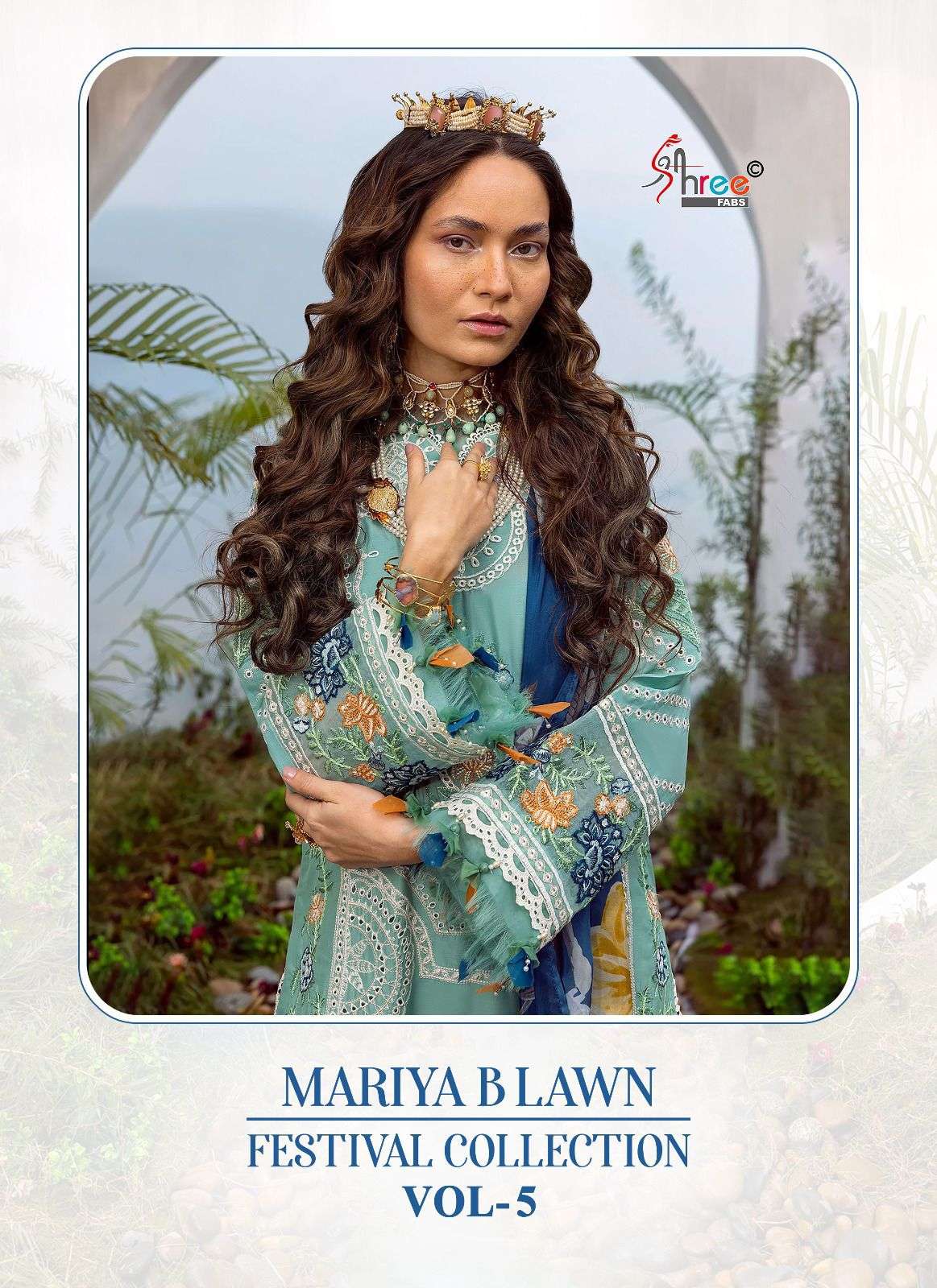 MARIYA B LAWN FESTIVAL COLLECTION VOL-5 BY SHREE FABS 3597 TO 3600 SERIES COTTON DRESSES