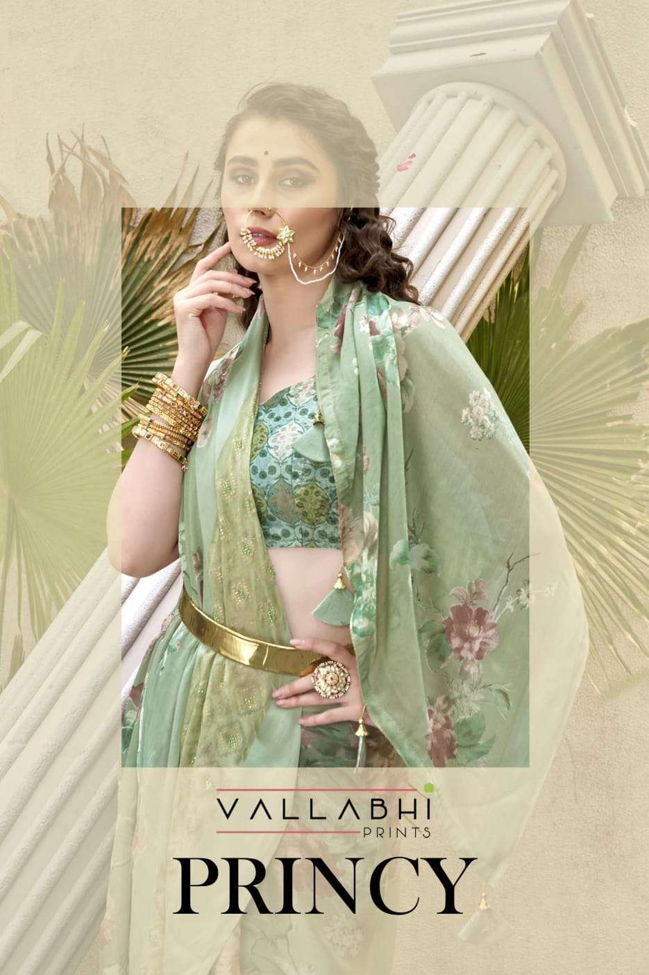 PRINCY BY VALLABHI PRINTS 19111 TO 19118 SERIES GEORGETTE PRINT SAREES