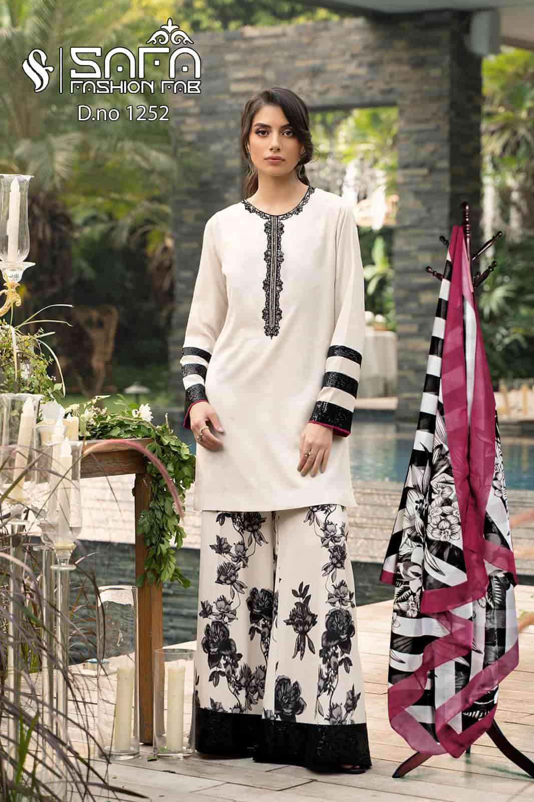 SAFA 1252 HIT DESIGN BY SAFA FASHION FAB SOFT HEAVY FABRIC WORK READYMADE DRESS