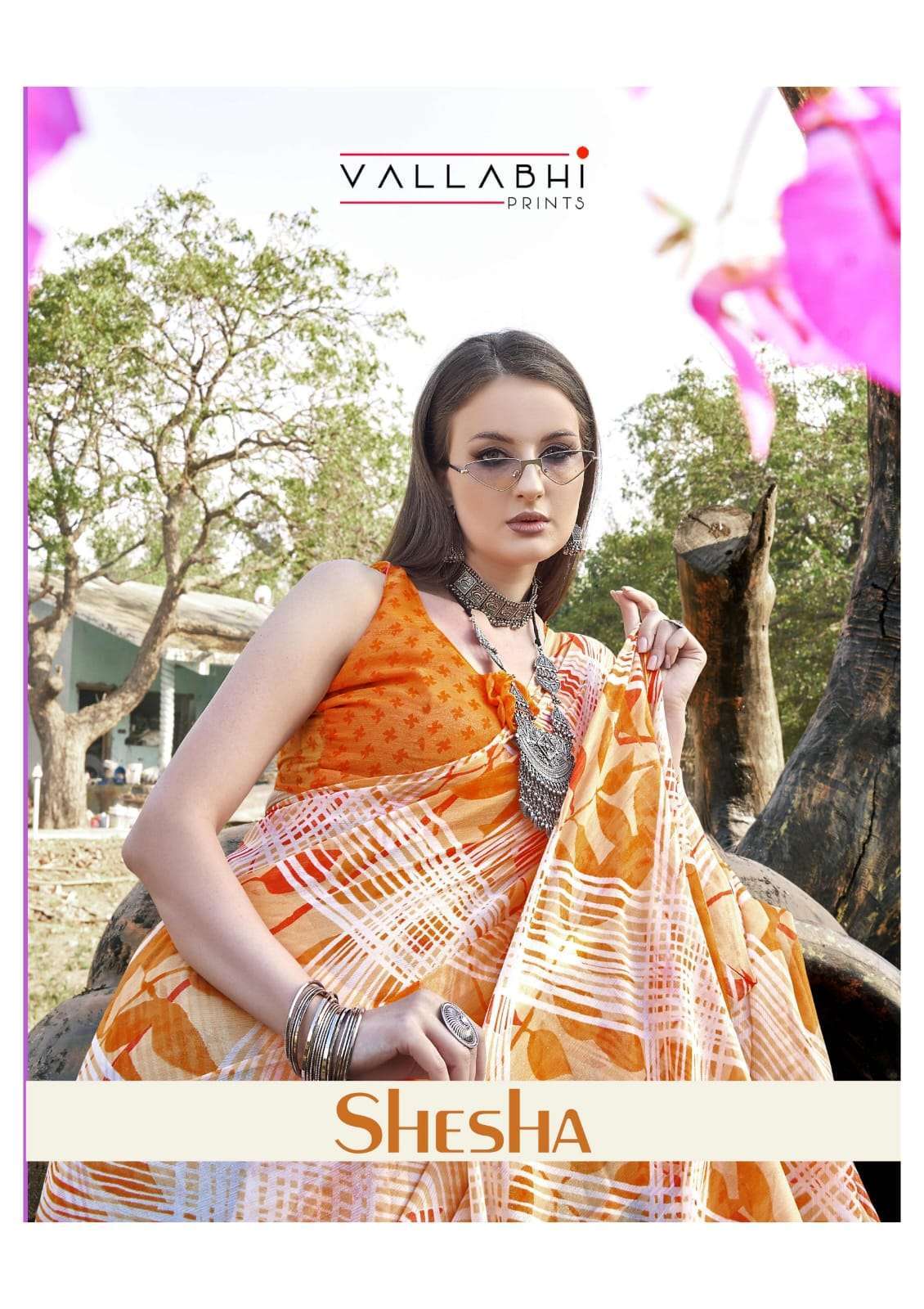 SHESHA BY VALLABHI PRINTS 26841 TO 26846 SERIES GEORGETTE PRINT SAREES