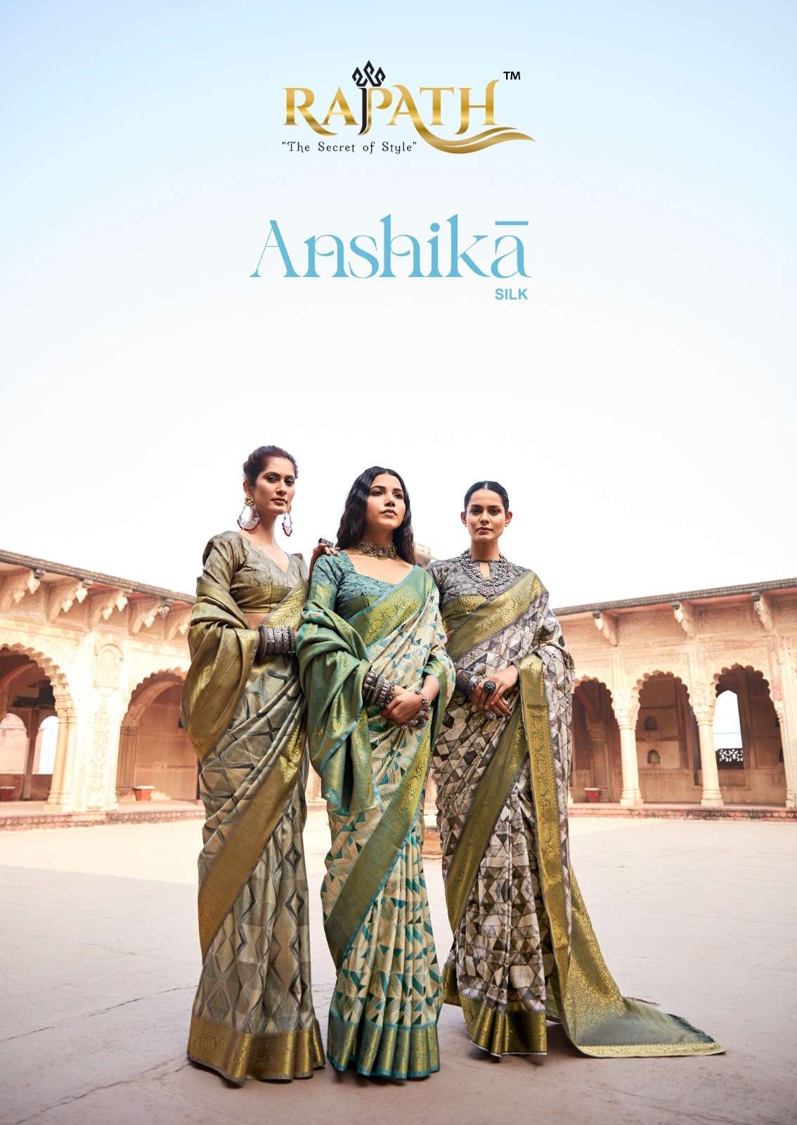 ANSHIKA SILK BY RAJPATH 240001 TO 240008 SERIES PURE HANDLOOM SILK SAREES