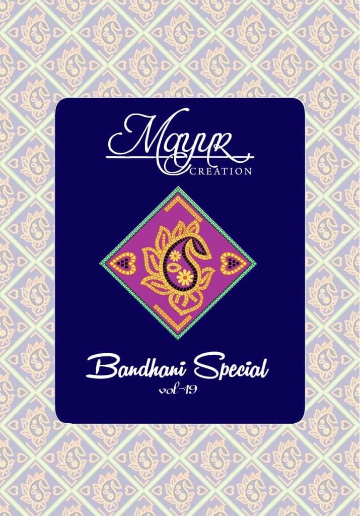 BANDHANI SPECIAL VOL-19 BY MAYUR CREATION 19001 TO 19010 SERIES COTTON PRINT DRESSES