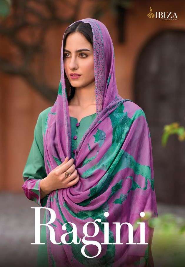 RAGINI BY IBIZA LIFESTYLE 10785 TO 10792 SERIES PURE LAWN COTTON PRINT WORK DRESSES