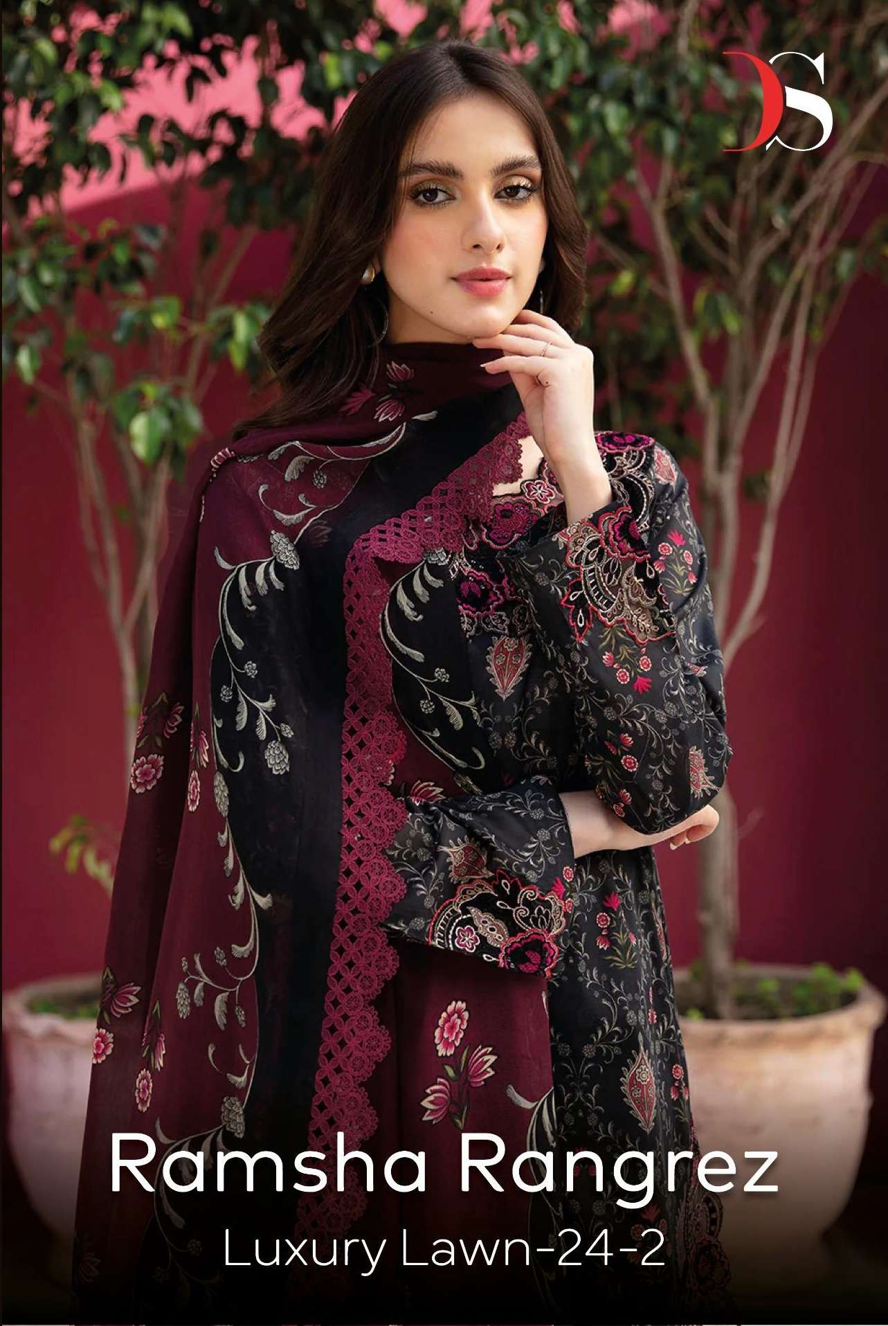 RAMSHA RANGREZ LUXURY LAWN 24 VOL-2 BY DEEPSY SUITS 7001 TO 7007 SERIES COTTON WORK DRESSES