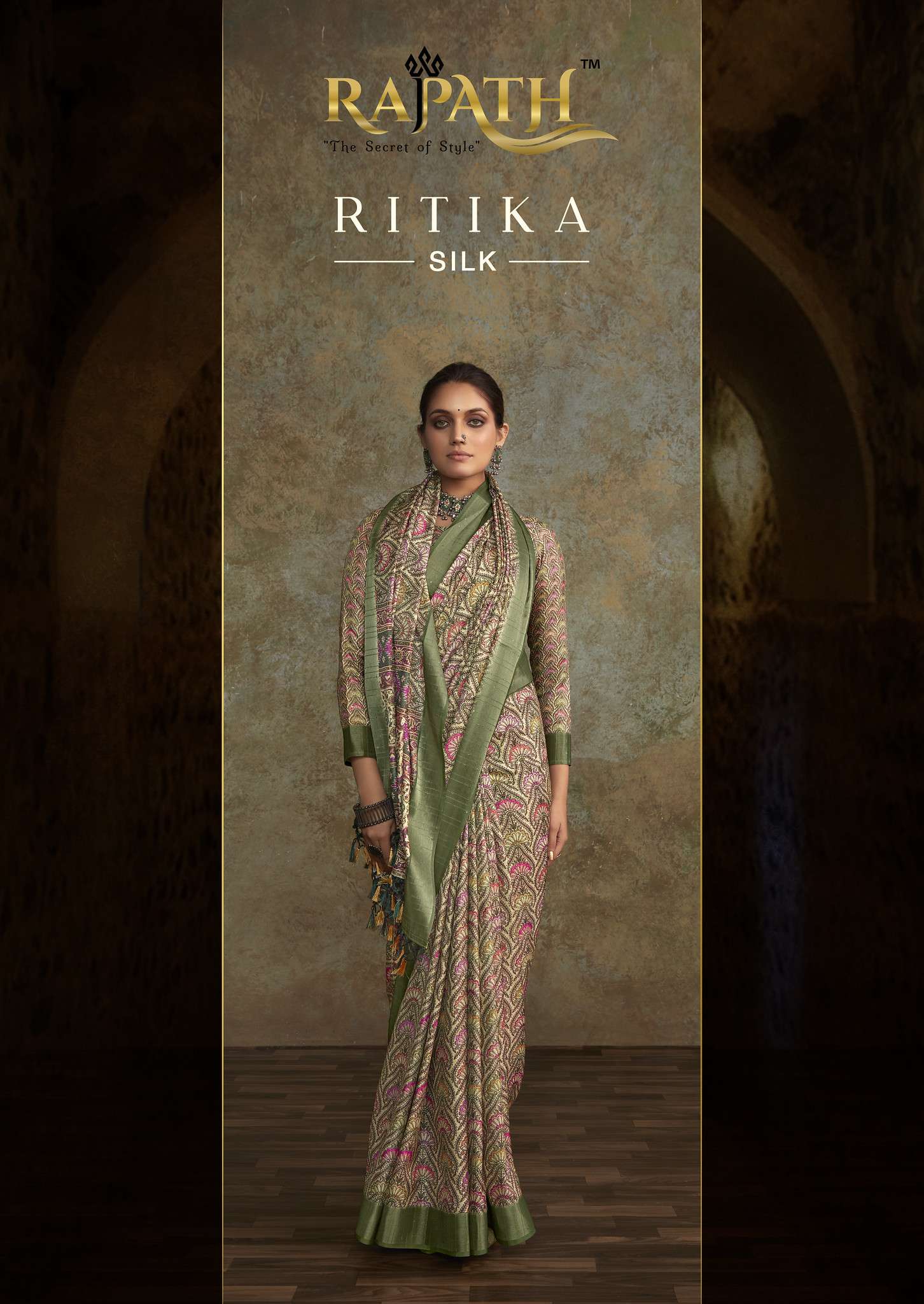 RITIKA SILK BY RAJPATH 370001 TO 370008 SERIES PURE HANDLOOM BAGRU PRINT SAREES