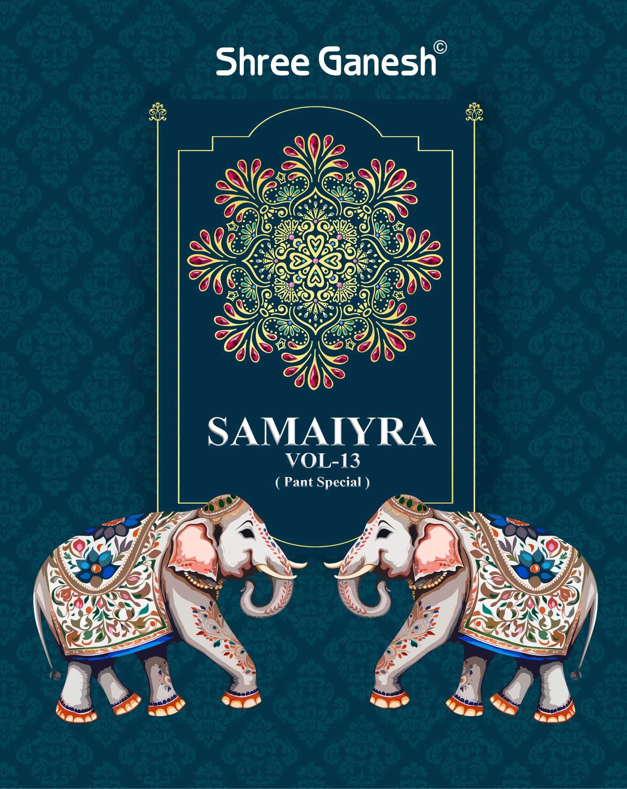 SAMAIYARA VOL-13 BY SHREE GANESH 2301 TO 2320 SERIES PURE COTTON PRINT DRESSES