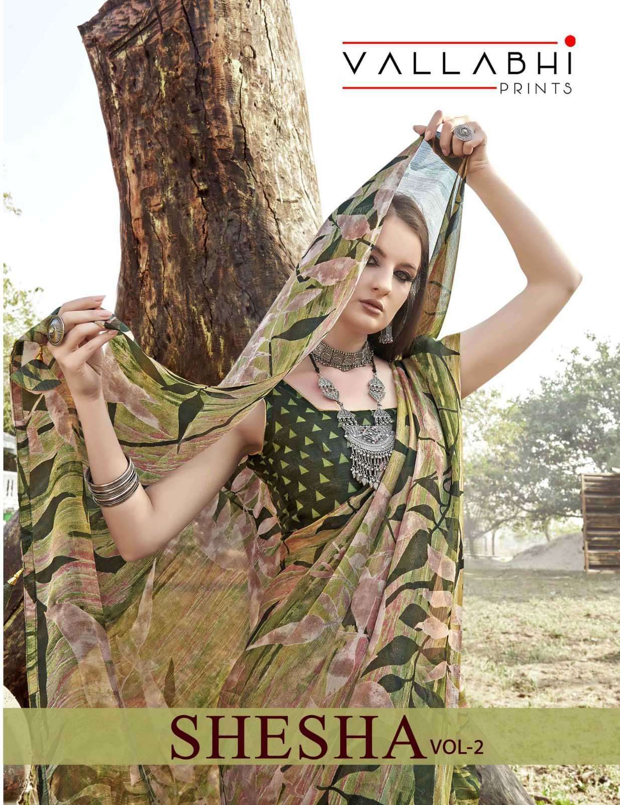 SHESHA VOL-2 BY VALLABHI PRINTS 26451 TO 26456 SERIES GEORGETTE PRINT SAREES