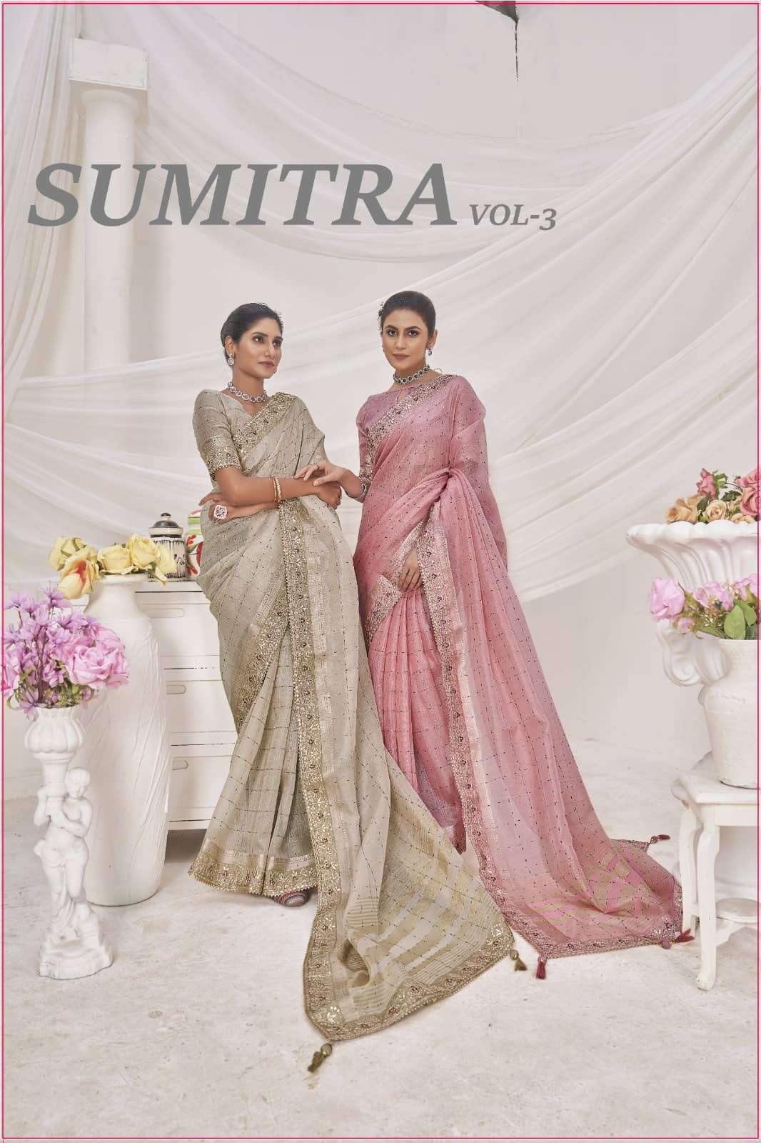 SUMITRA VOL-3 BY AQSAWHOLESALE BANARASI SILK FESTIVE WEAR SAREES