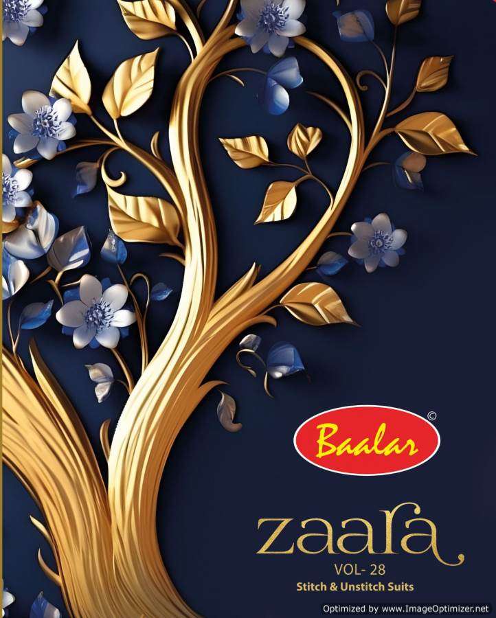 ZAARA VOL-28 BY BAALAR 2808 TO 2828 SERIES PURE COTTON PRINT READYMADE DRESSES