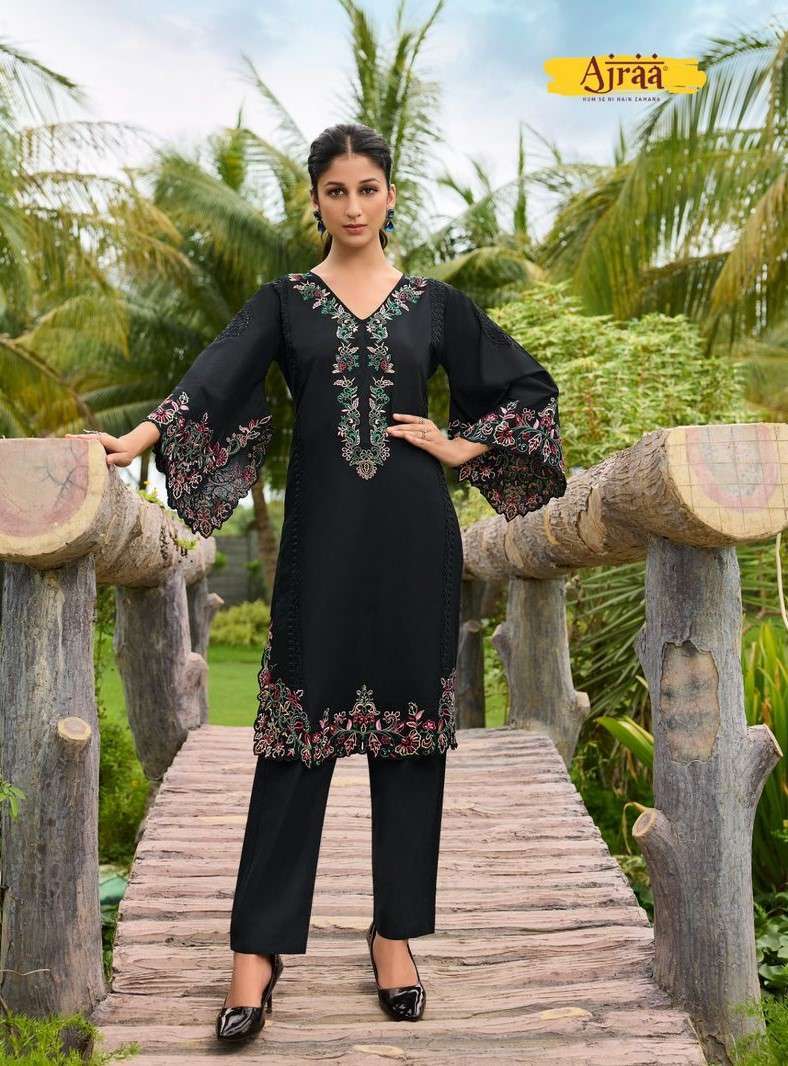 AJRAA 1 NX BY AJRAA PURE LAWN COTTON HEAVYWORK CO-ORD SET