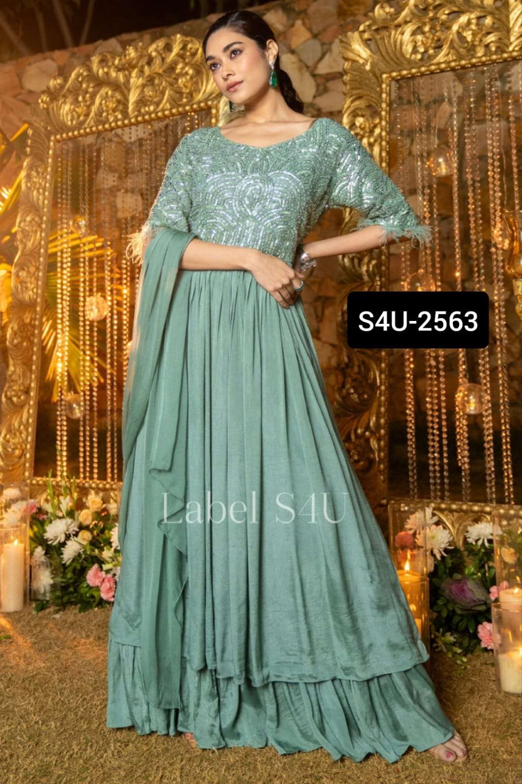 FESTIVE DIARIES VOL-2 BY SHIVALI 2556 TO 2567 SERIES FANCY FABRIC HEAVY WORK READYMADE DRESSES