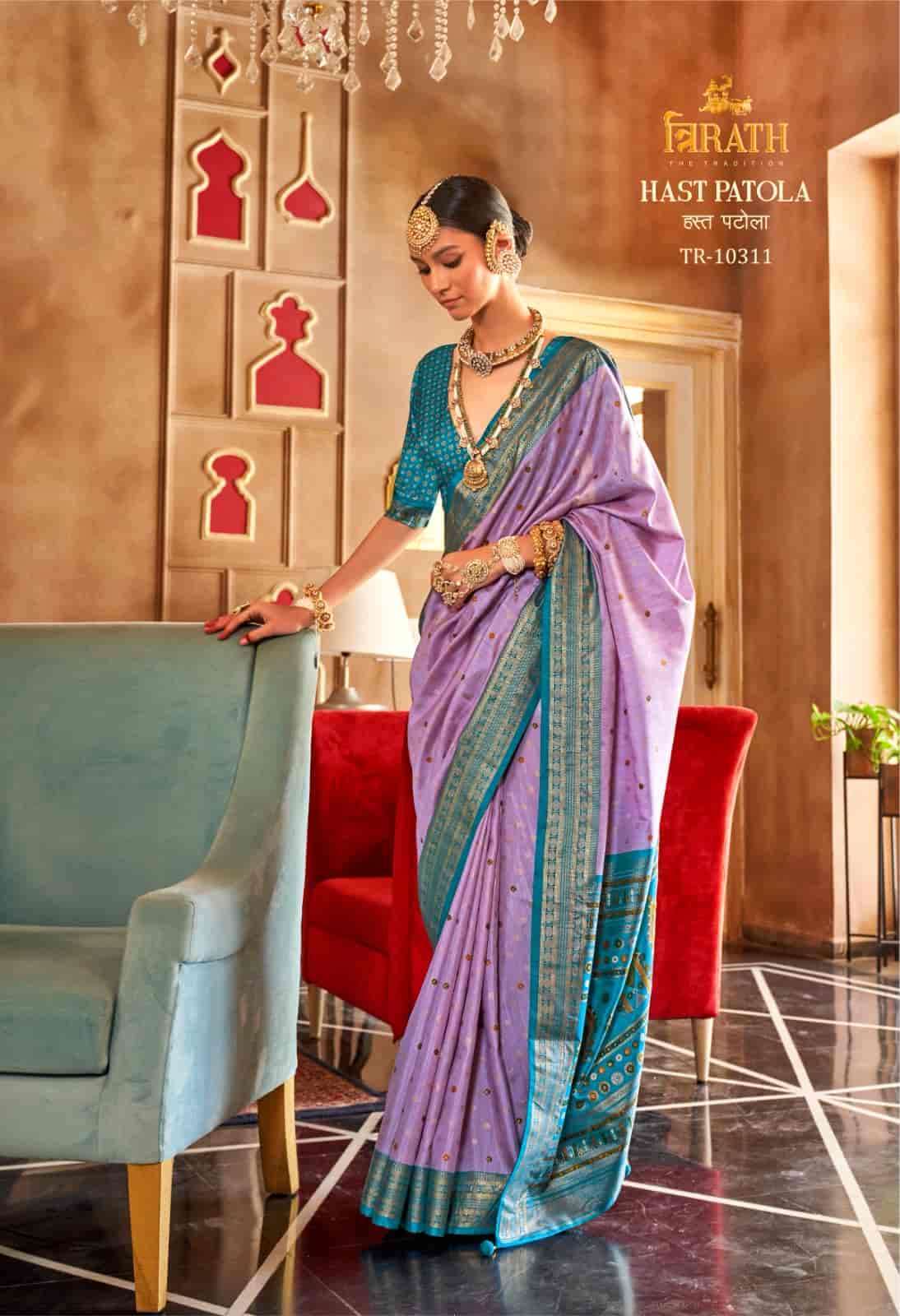 HAST PATOLA BY TRIRATH 10309 TO 10320 SERIES SIGMA SILK PRINT FESTIVE WEAR SAREES