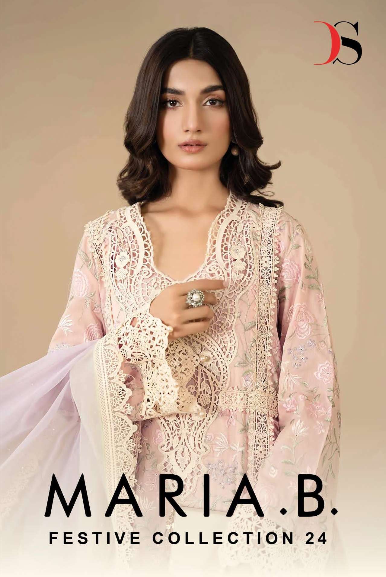 MARIA.B. FESTIVE COLLECTION 2024 BY DEEPSY SUITS 7011 TO 7016 SERIES ORGANZA WORK PAKISTANI DRESSES