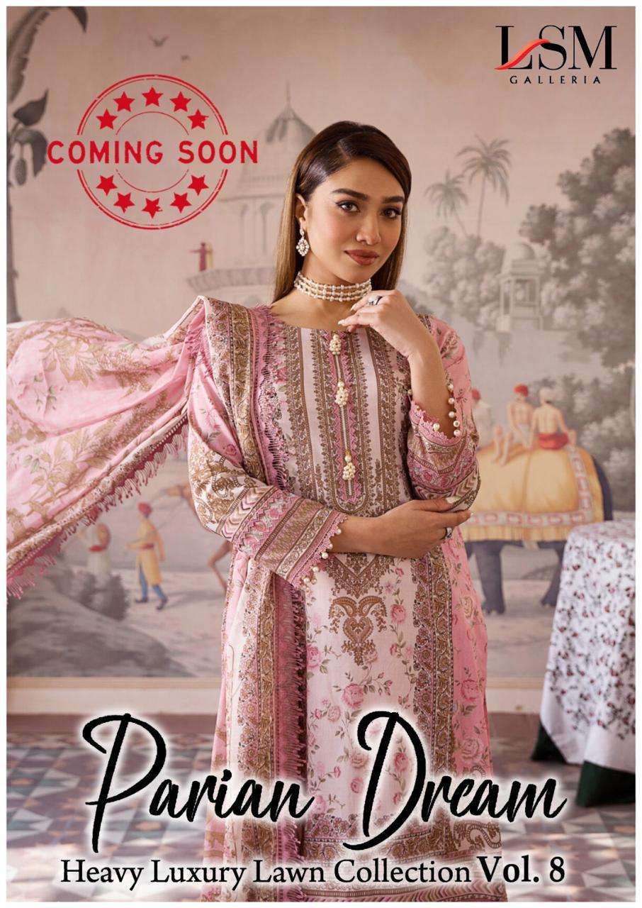 PARIAN DREAMS VOL-8 BY LSM GALLERIA 1071 TO 1076 SERIES HEAVY COTTON PRINT DRESSES