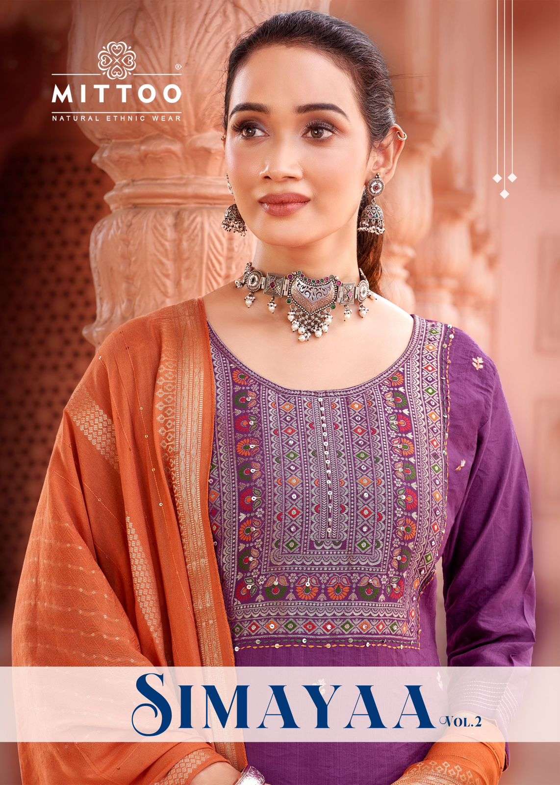 SIMAYAA VOL-2 BY MITTOO 2007 TO 2012 SERIES VISCOSE EMBROIDERY WORK READYMADE DRESSES