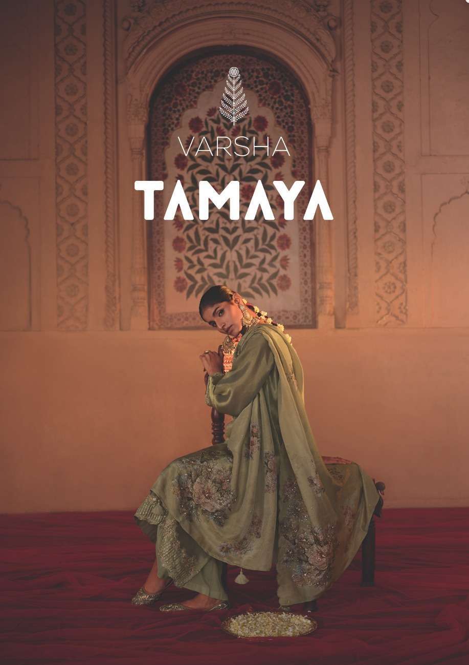 TAMAYA BY VARSHA TM-01 TO TM-04 SERIES VISCOSE CHECKS EMBROIDERY WORK DRESSES