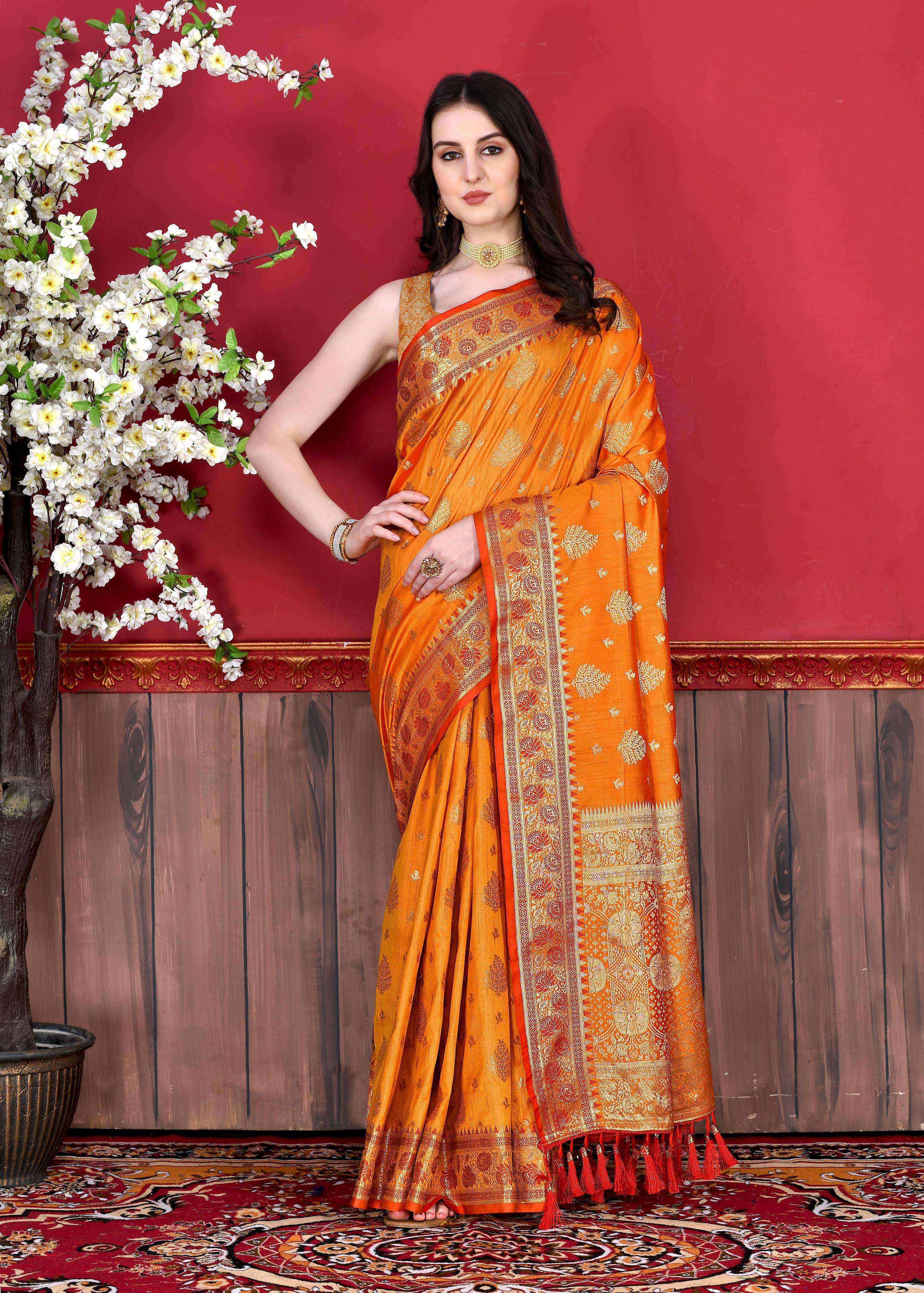 ARUNA SILK VOL-3 BY AQSAWHOLESALE SOFT SILK ZARI WORK SAREES