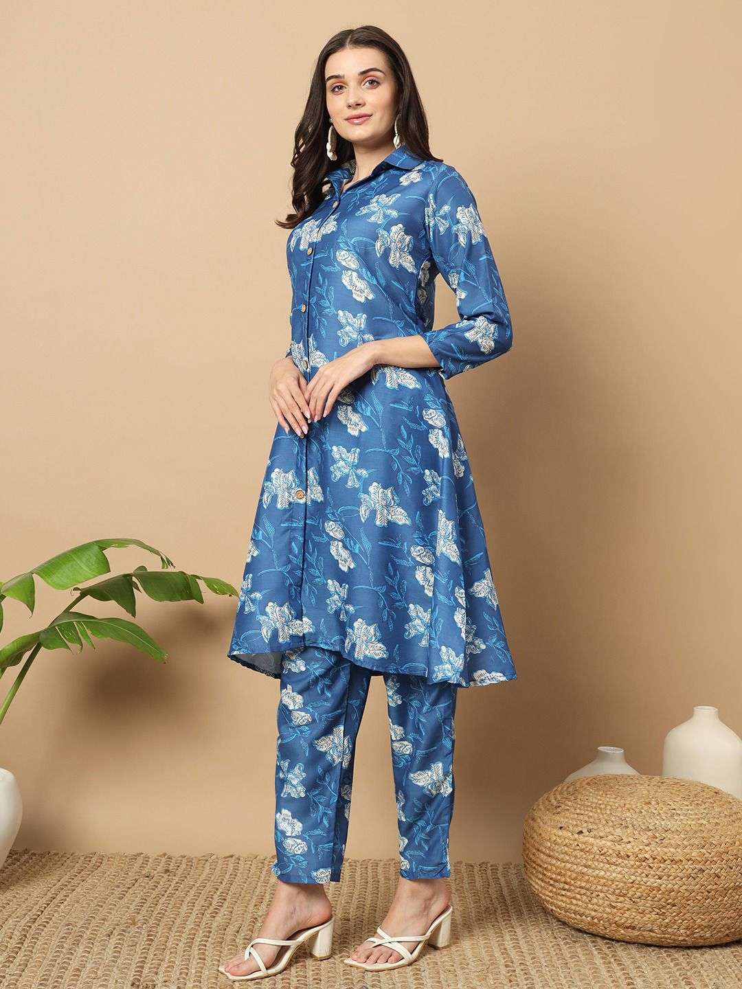 MORLY BY AQSAWHOLESALE MUSLIN PRINT CO-ORD SET