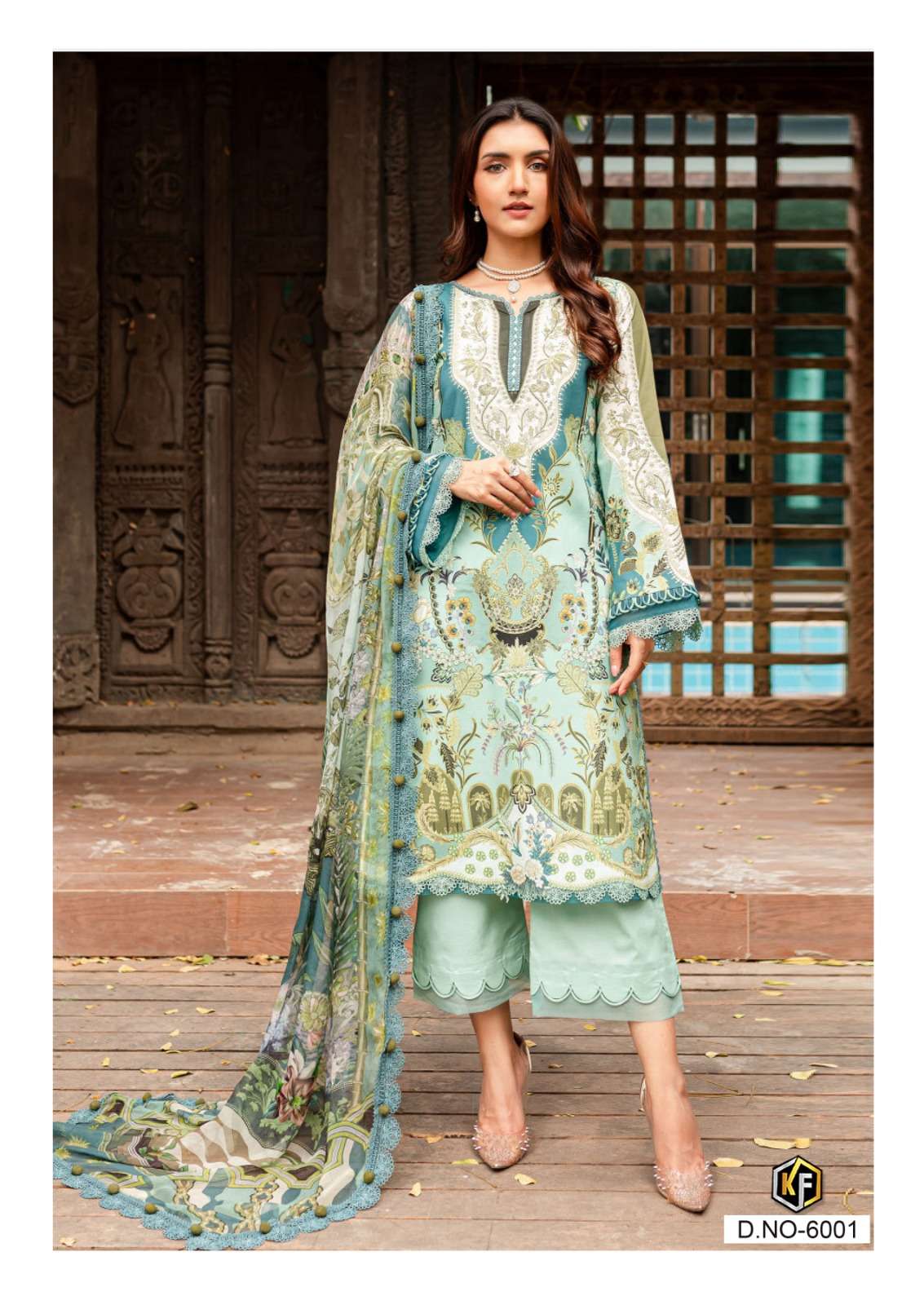 RANGREZ VOL-6 BY KEVAL FAB 6001 TO 6006 SERIES HEAVY COTTON PRINT PAKISTANI DRESSES