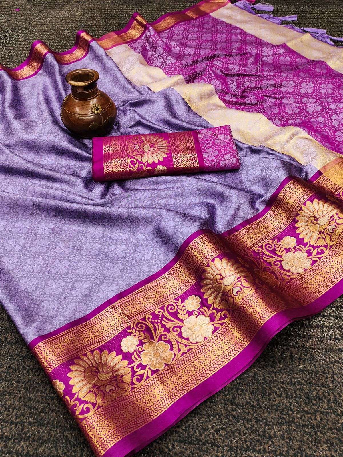 SARIKA BY AQSAWHOLESALE 4182-A TO 4182-E SERIES SOFT COTTON SILK CASUAL WEAR SAREES