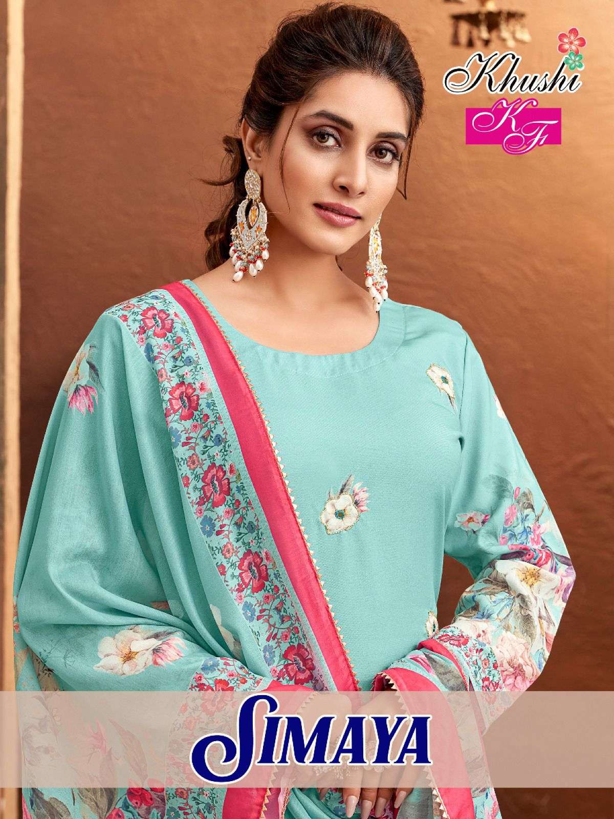 SIMAYA BY KHUSHI FASHION 3001 TO 3006 SERIES MUSLIN SILK DIGITAL PRINT READYMADE DRESSES