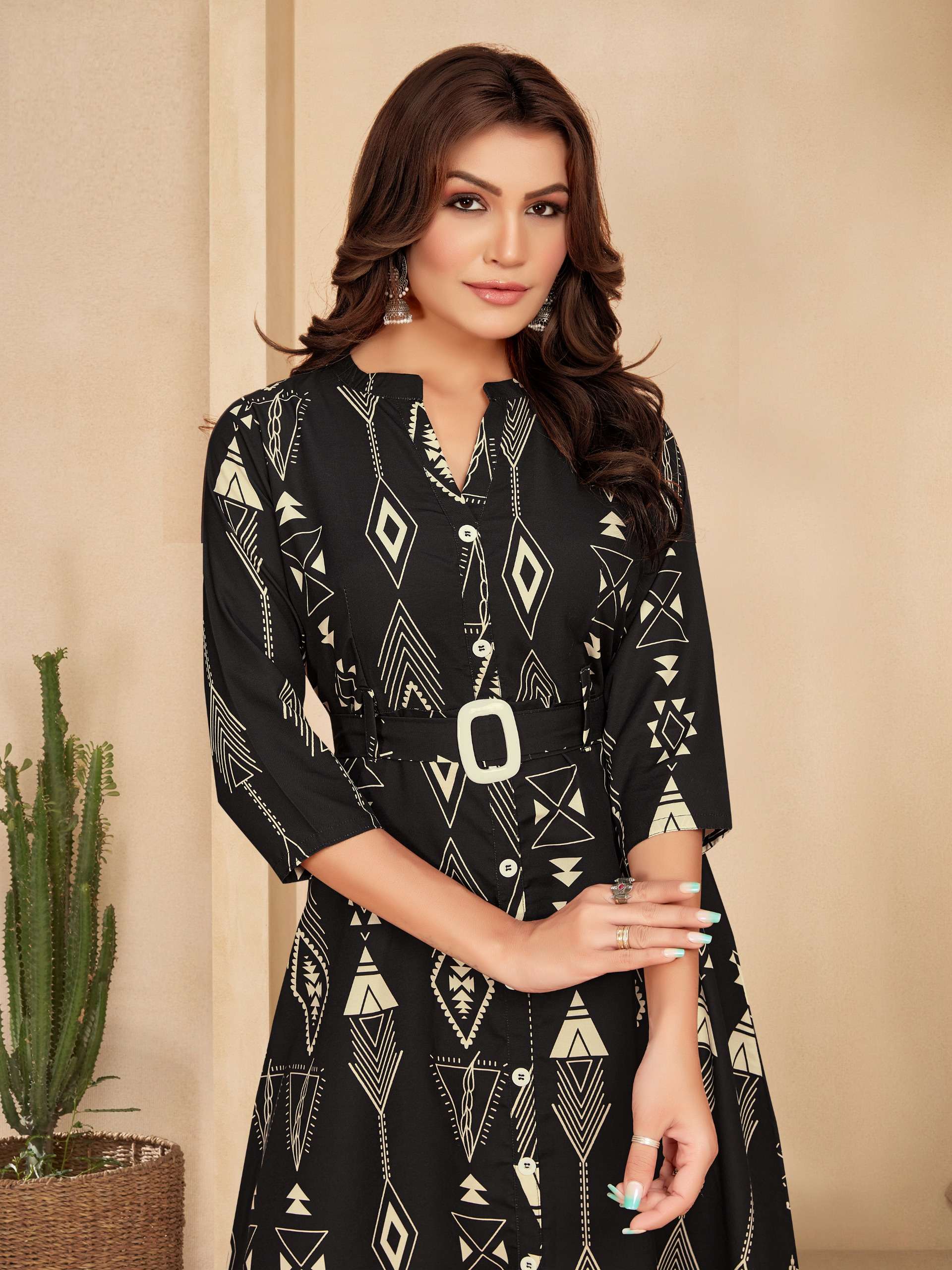 FABZOO FESTIVAL BY AQSAWHOLESALE RAYON PRINT KURTIS