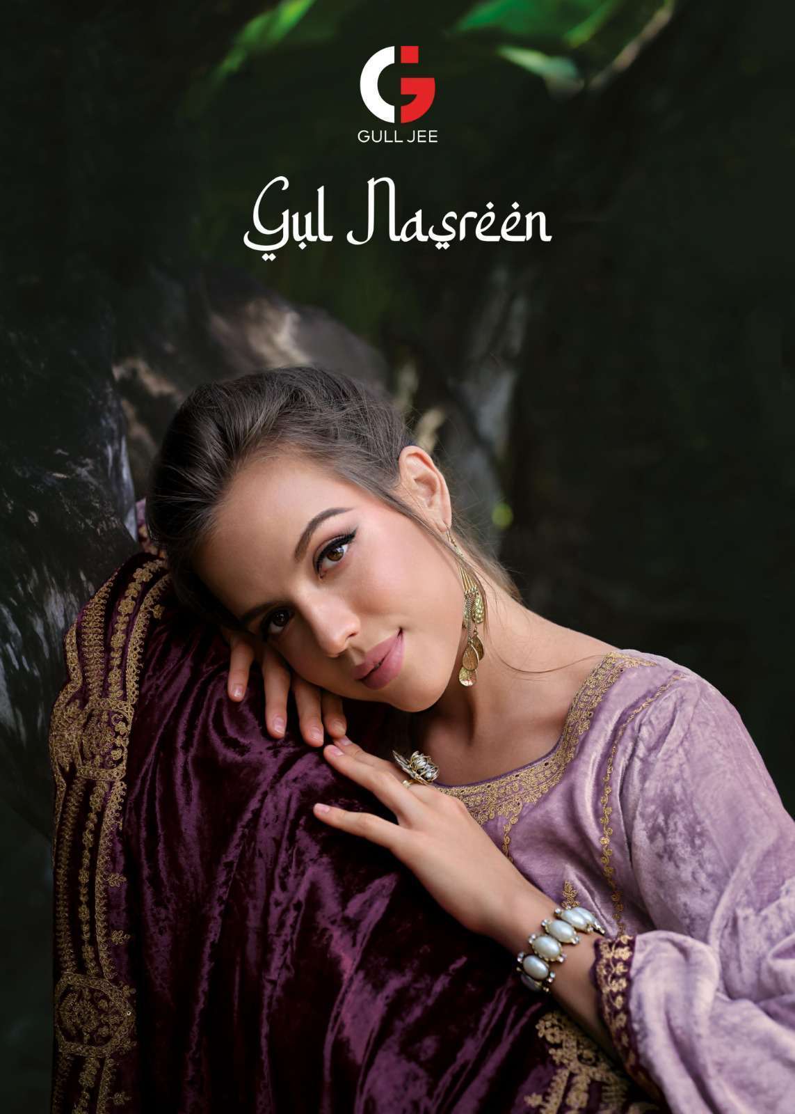 GUL NASREEN BY GULL JEE 20001 TO 20006 SERIES VISCOSE VELVET WORM WINTER WEAR DRESSES