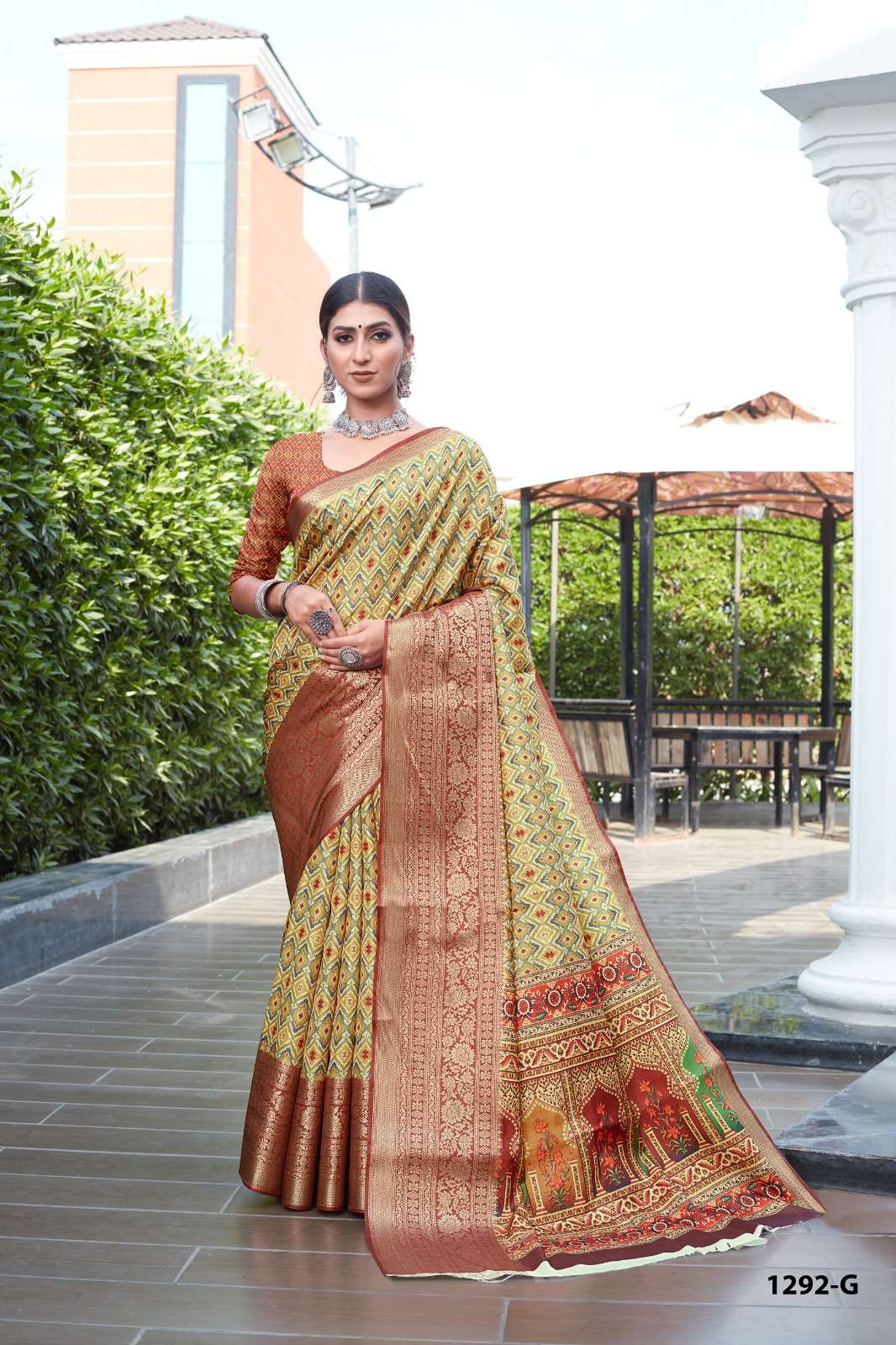 LITCHI DIGITAL BY AQSAWHOLESALE SOFT LITCHI PRINT JACQUARD WORK SAREES