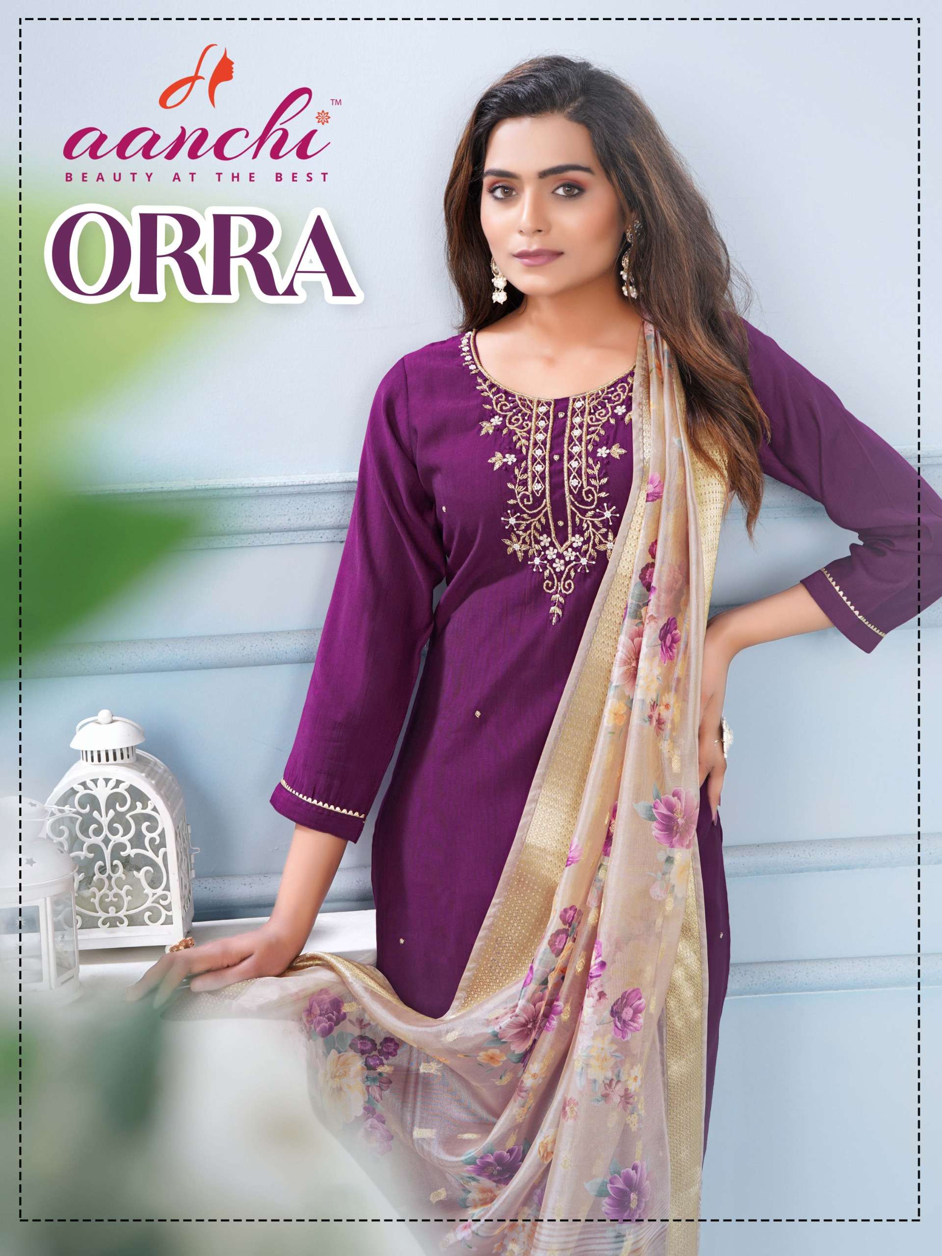 ORRA BY AANCHI 70001 TO 70004 SERIES FANCY EMBROIDERY WORK READYMADE DRESSES