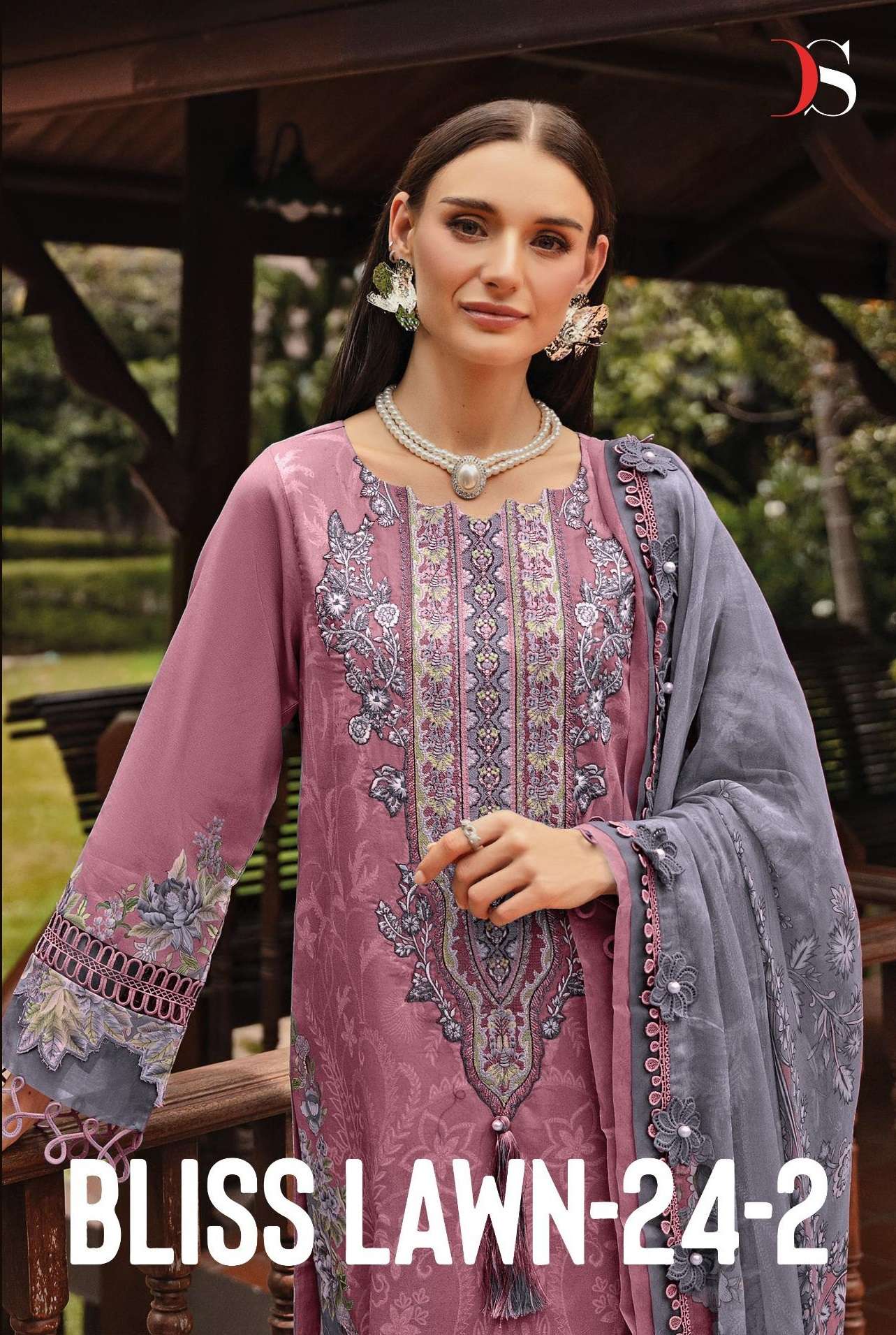 BLISS LAWN-24 VOL-2 BY DEEPSY SUITS 7081 TO 7088 SERIES COTTON PRINT WORK PAKISTANI DRESSES