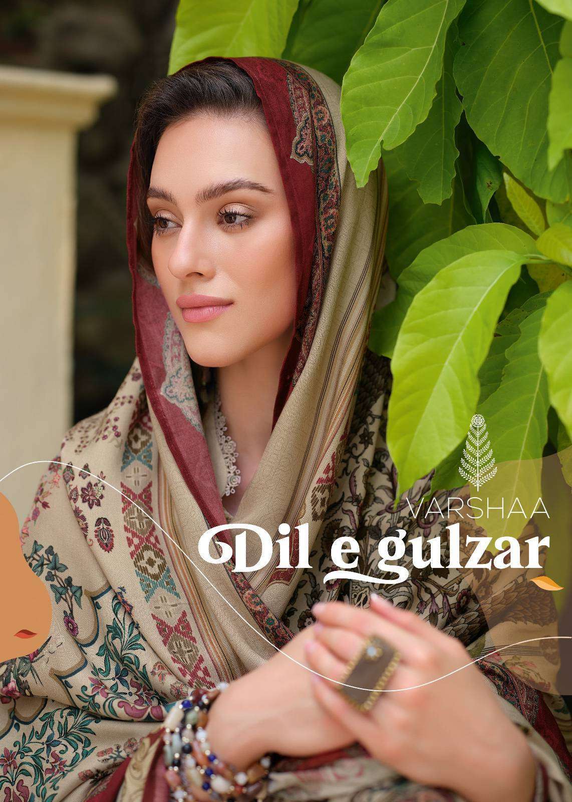 DIL E GULZAR BY VARSHAA DEG-01 TO DEG-06 SERIES VISCOSE PAHMINA WORK WINTER WEAR DRESSES