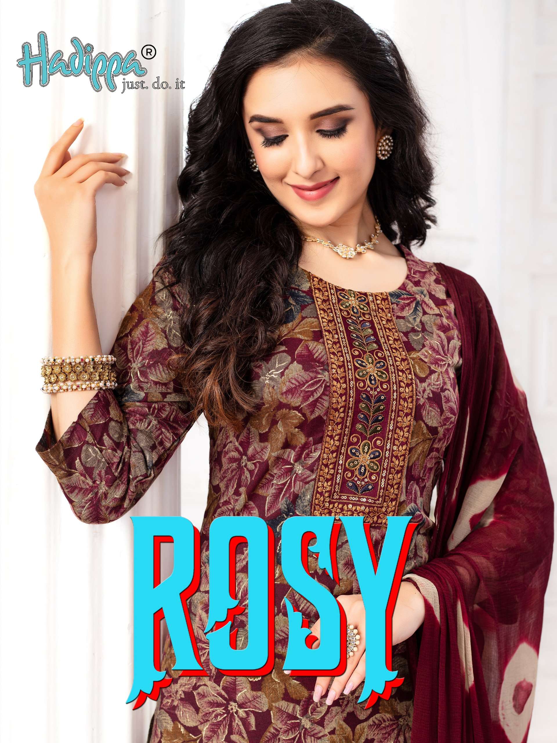 HADIPPA ROSY BY AQSAWHOLESALE HEAVY CAPSULE PRINT READYMADE DRESSES