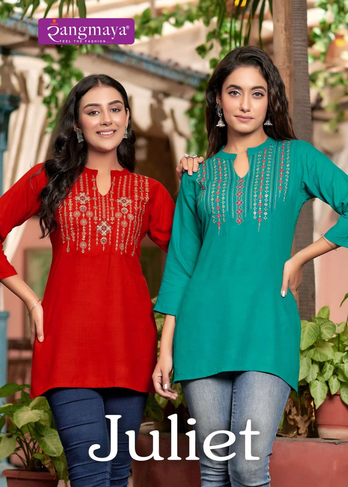 JULIET BY RANGMAYA 101 TO 108 SERIES RAYON WORK TOPS