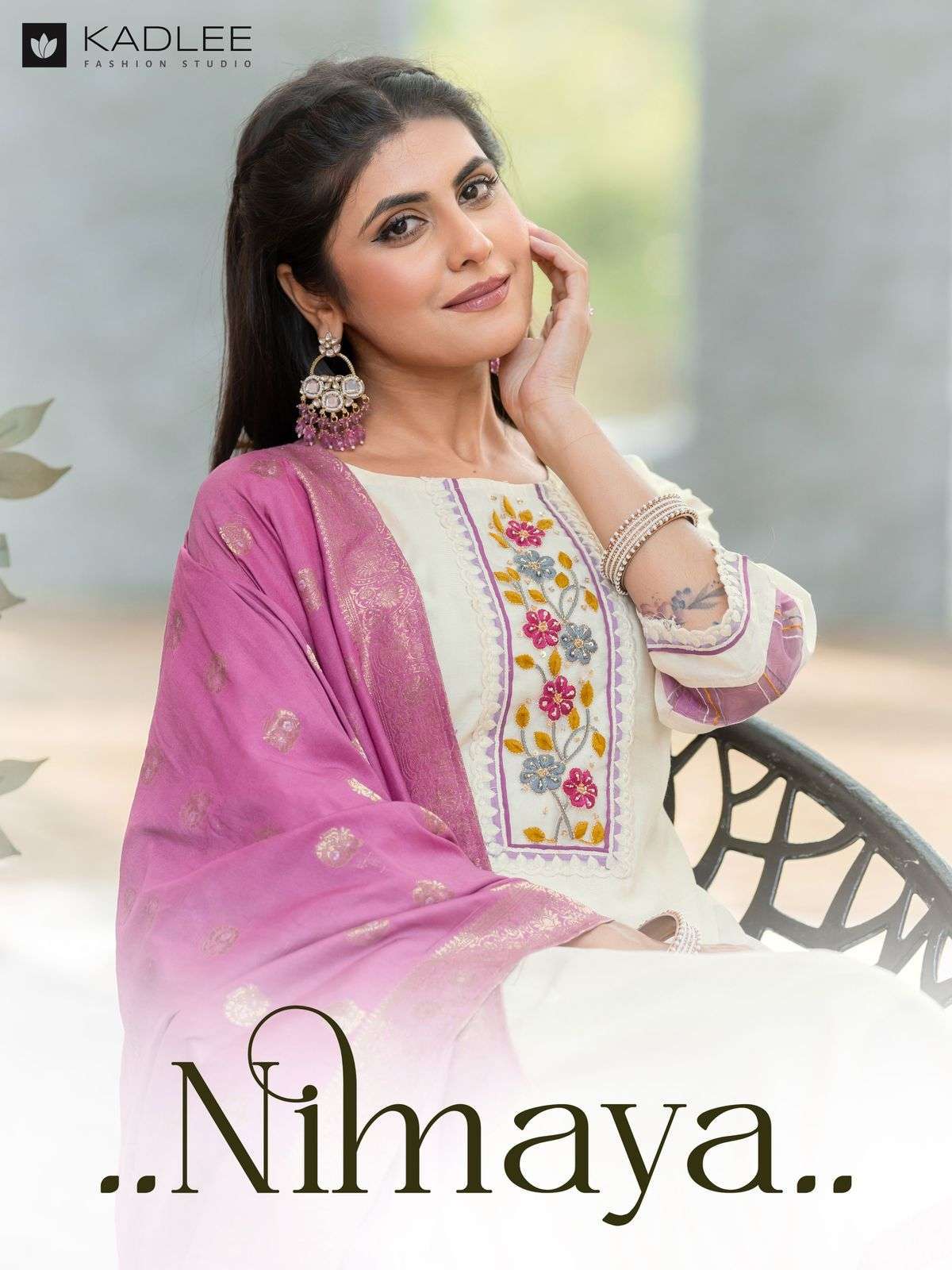 NIMAYA BY KADLEE 2001 TO 2005 SERIES SHIMMER THREAD HANDWORK READYMADE DRESSES