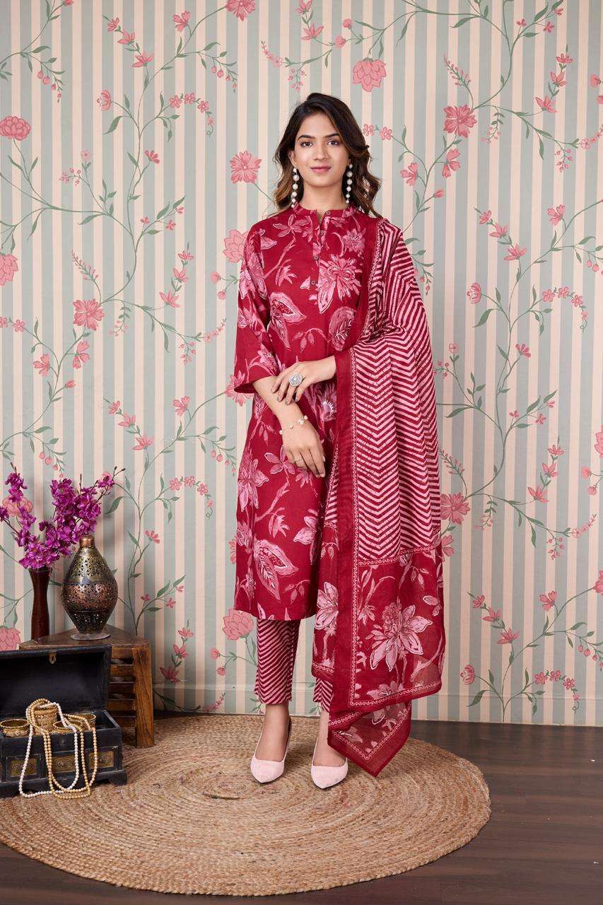 HETAV BY AQSAWHOLESALE PURE COTTON PRINT READYMADE DRESSES