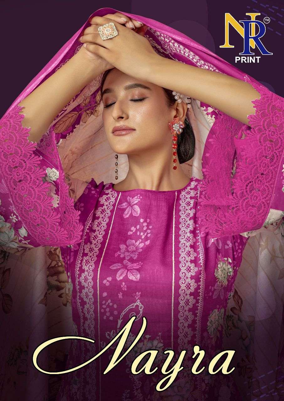 NR NAYRA BY AQSAWHOLESALE 1001 TO 1008 SERIES LAWN COTTON PRINT PAKISTANI DRESSES