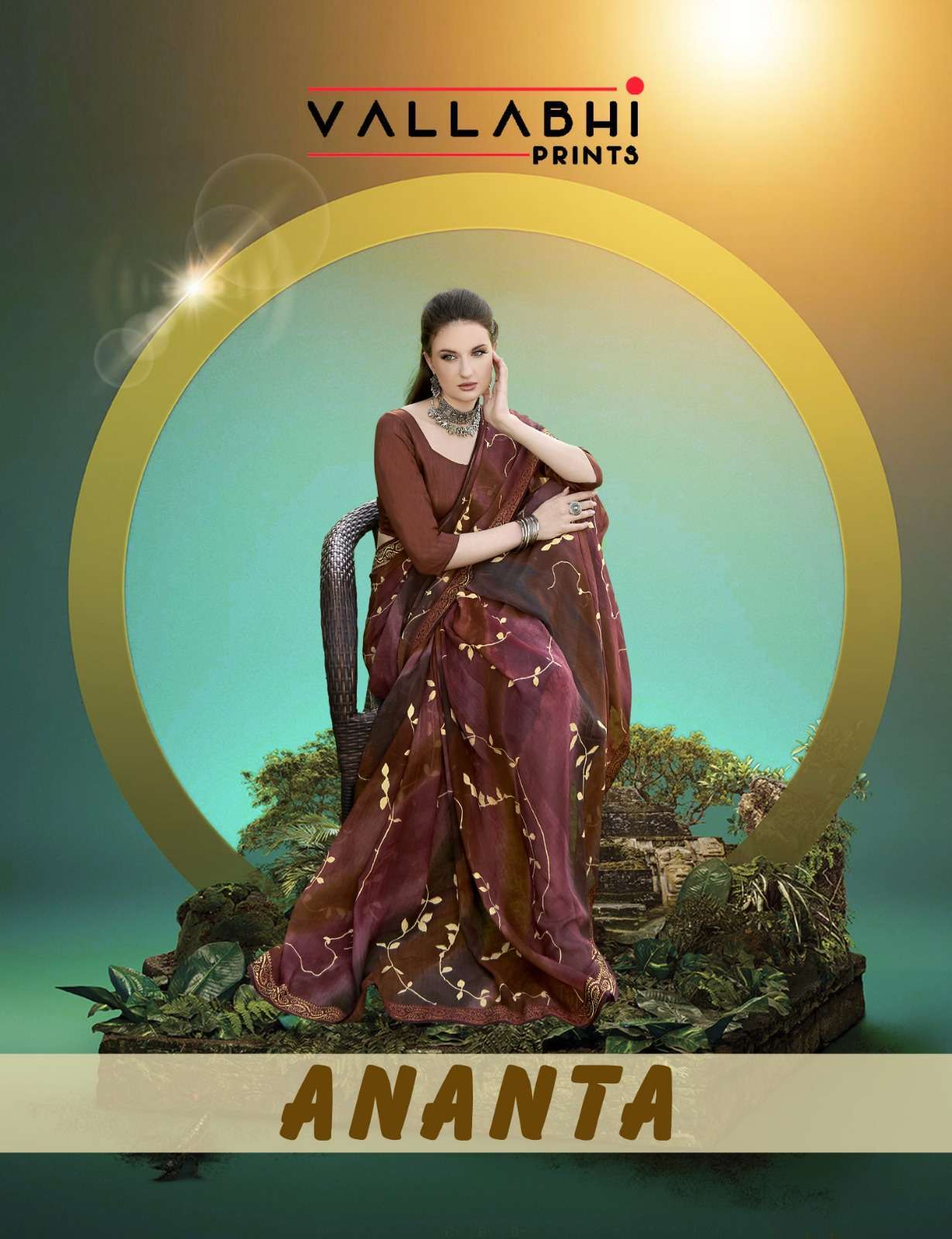 ANANTA BY VALLABHI PRINTS 26791 TO 29796 SERIES GEORGETTE WORK SAREES