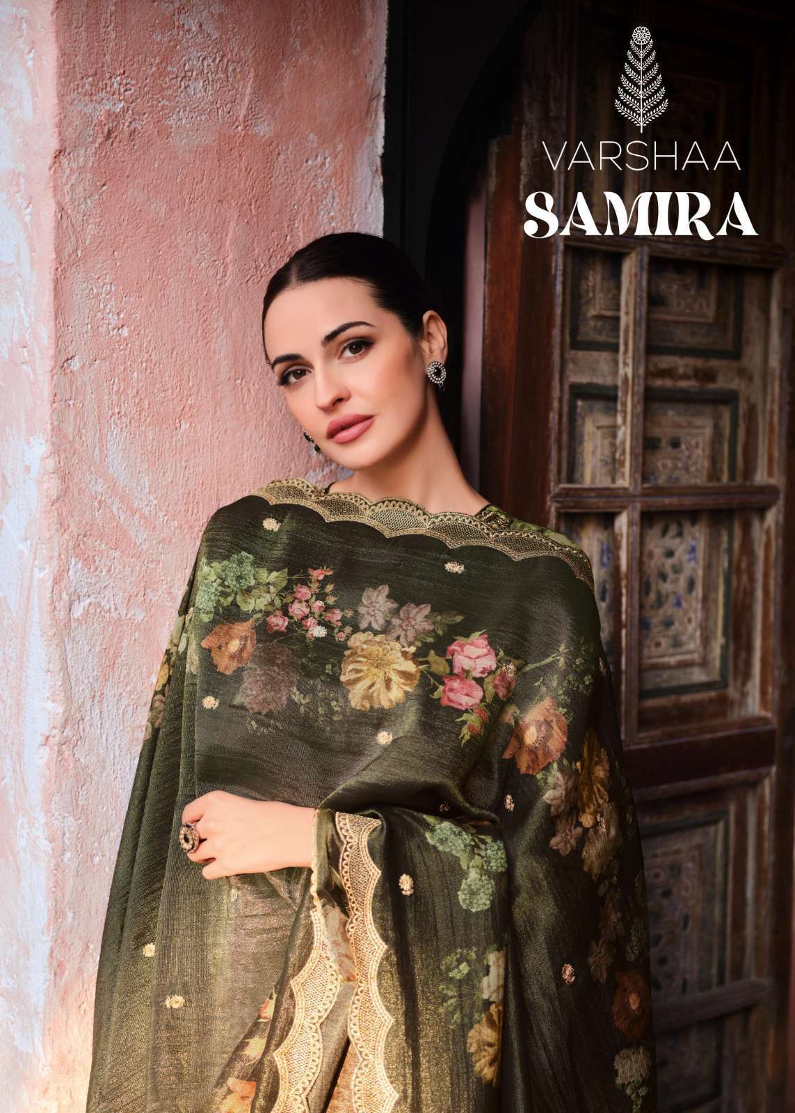 SAMIRA BY VARSHA SM-01 TO SM-04 SERIES VISCOSE PRINT EMBROIDERY WORK DRESSES