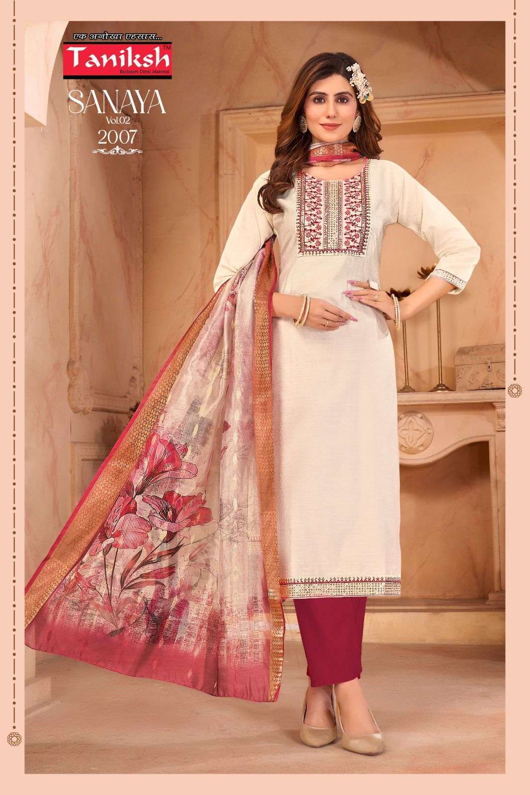 SANAYA VOL-2 BY TANIKSH 2001 TO 2008 SERIES VERTICAN WORK READYMADE DRESSES