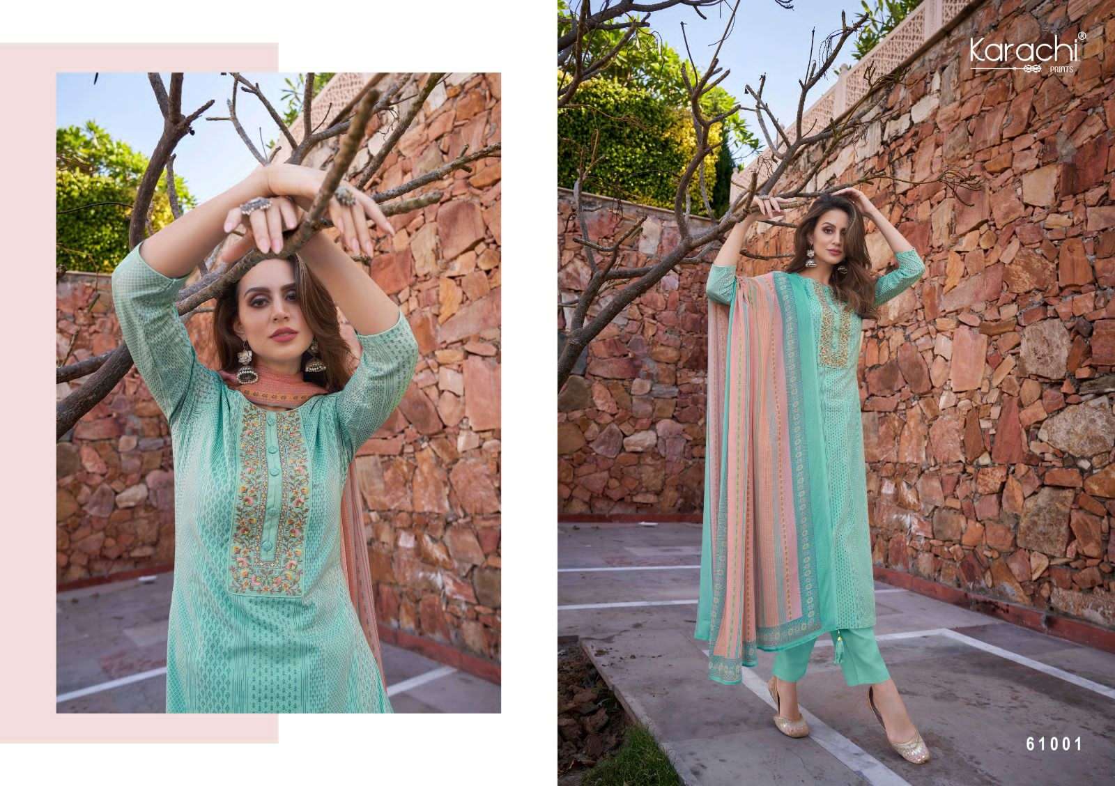 Kesar Karachi Wedding Collection Silk Upada With Pattern And Designer  Byelegant Embroidery Suit Salwar 1007