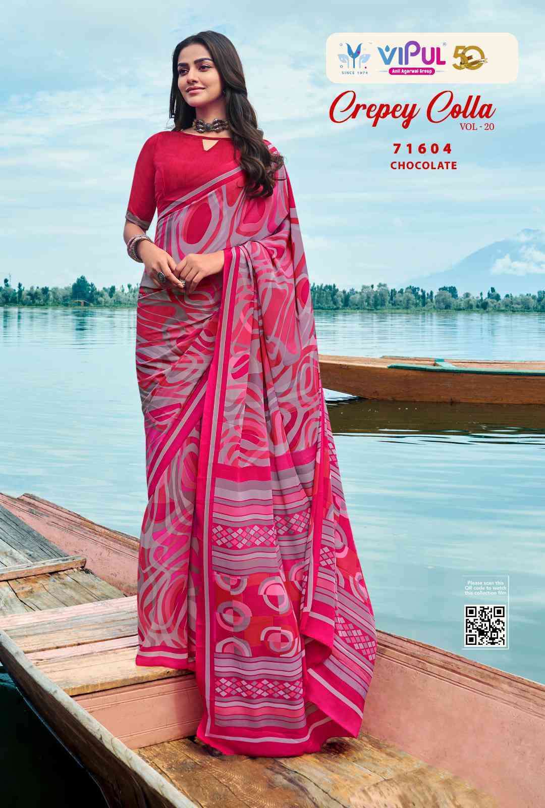 JULIET CHIFFON BY VIPUL FASHION SERIES CHIFFON SAREES WHOLESALE 27 PCS